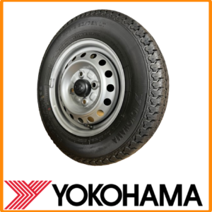 【2023年製】ヨコハマ新車装着タイヤ 145/80R12 ホイールセット ハイゼットトラック・ピクシストラック用（新品）
