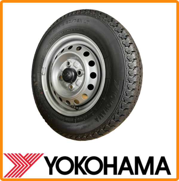 【2023年製】ヨコハマ新車装着タイヤ 145/80R12 ホイールセット ハイゼットトラック・ピクシストラック用（新品）