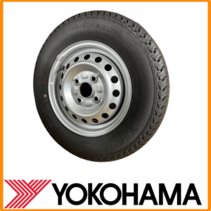 【2023年製】ヨコハマ新車装着タイヤ 145/80R12 ホイールセット ハイゼットトラック・ピクシストラック用（新品） 2本のみ