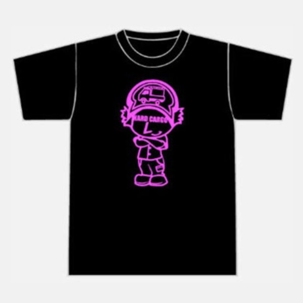 【Hard Cargo】Tシャツ ：キャラクター×ピンク