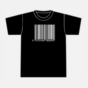 【Hard Cargo】Tシャツ ：バーコードデザイン