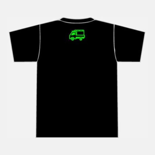 【Hard Cargo】Tシャツ ：文字蛍光グリーン - 画像 (2)
