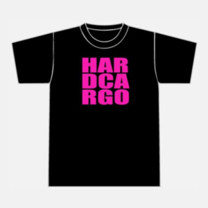 【Hard Cargo】Tシャツ ：文字蛍光ピンク
